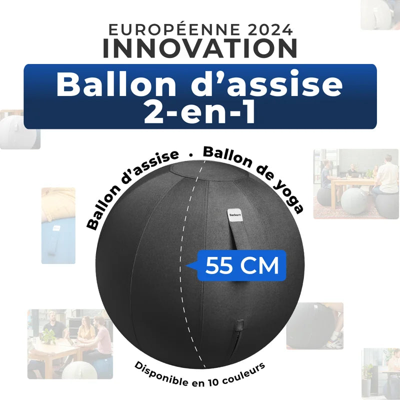 Ergonomischer Sitzball Büro