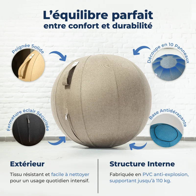 Ergonomischer Sitzball Büro