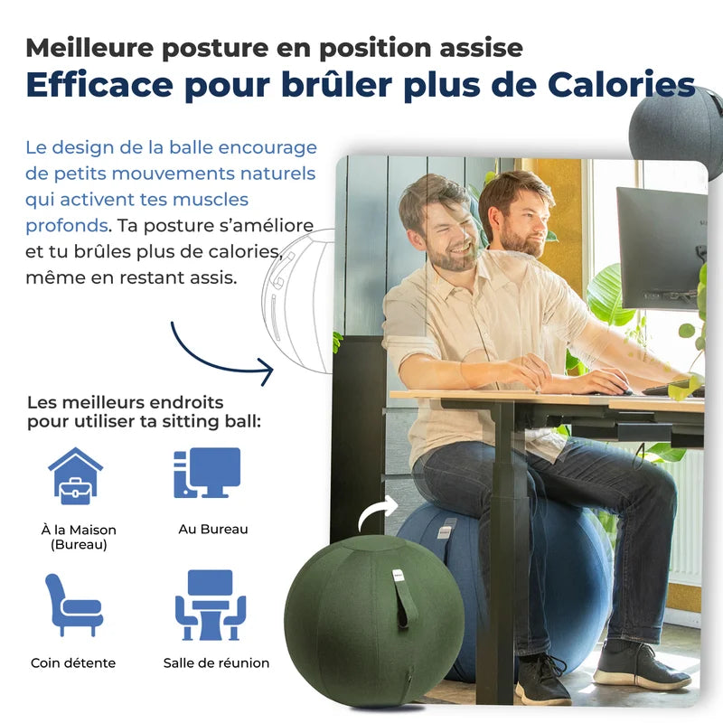 Ergonomischer Sitzball Büro