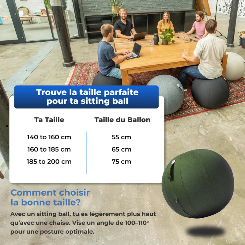 Ergonomischer Sitzball Büro