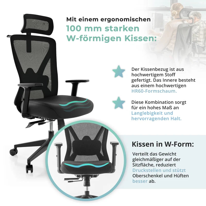Backerz Ergonomischer Bürostuhl