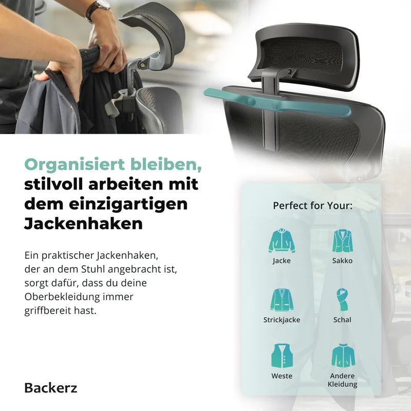 Backerz Ergonomischer Bürostuhl