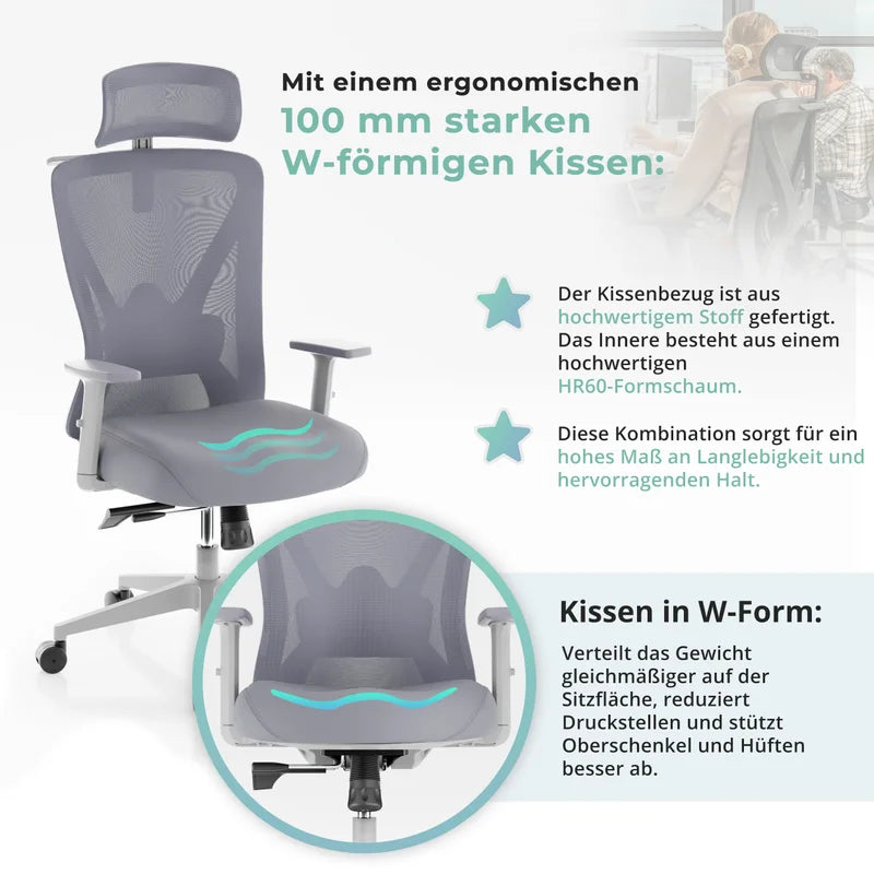 Backerz Ergonomischer Bürostuhl