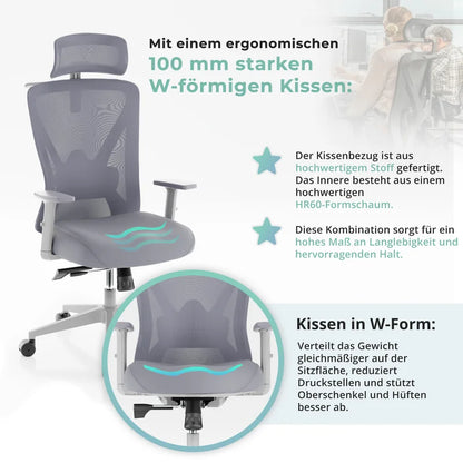 Backerz Ergonomischer Bürostuhl