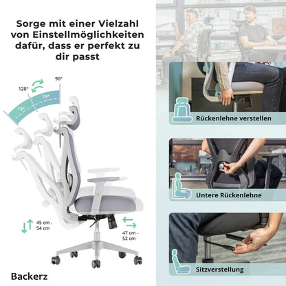 Backerz Ergonomischer Bürostuhl
