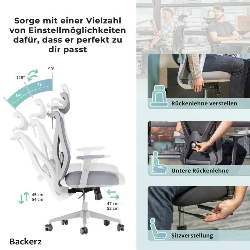 Backerz Ergonomischer Bürostuhl