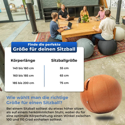 Ergonomischer Sitzball
