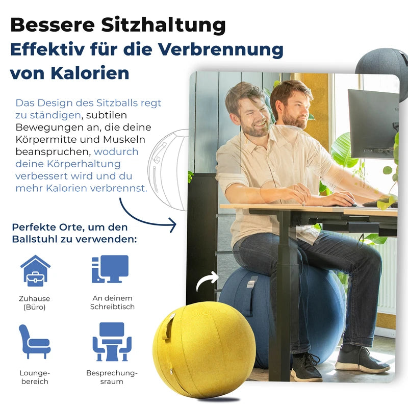 Ergonomischer Sitzball
