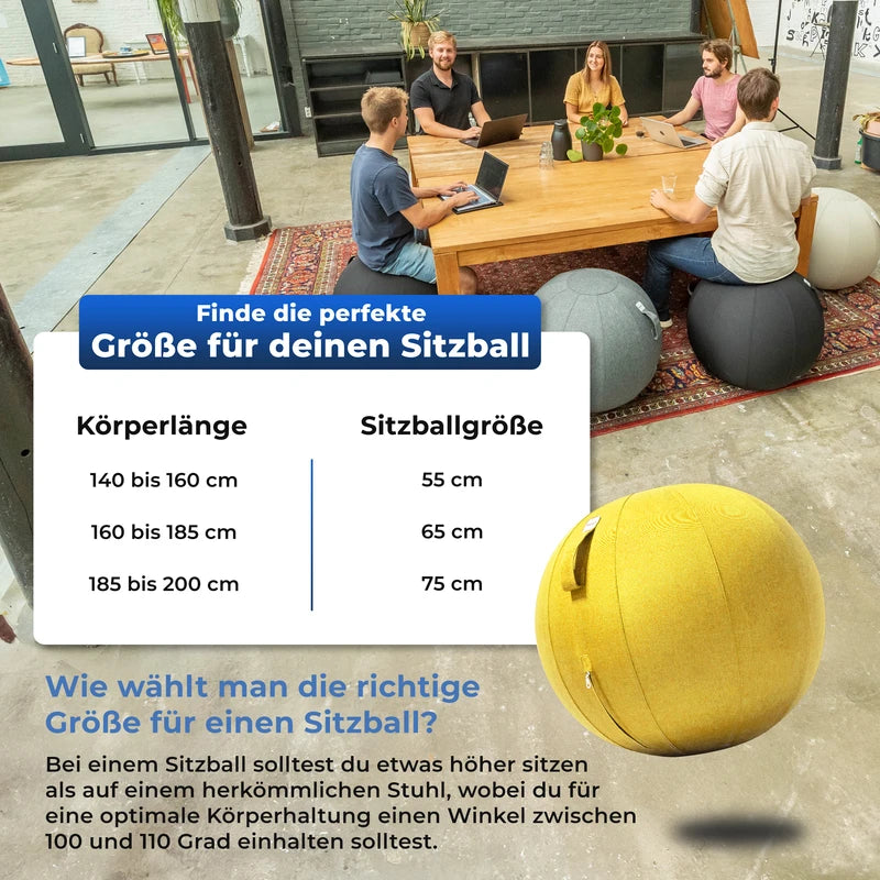Ergonomischer Sitzball