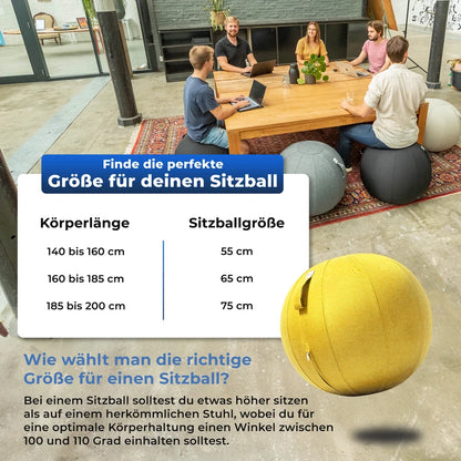 Ergonomischer Sitzball