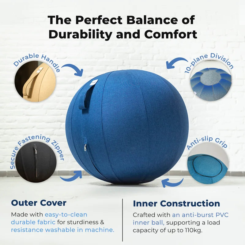 Ergonomischer Sitzball Büro