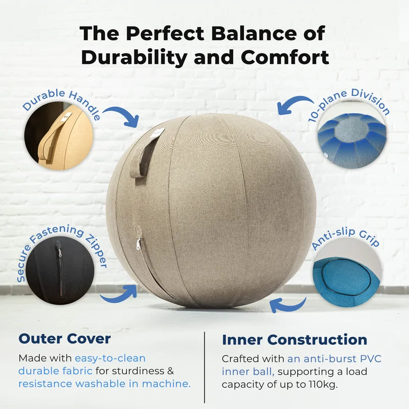 Ergonomischer Sitzball Büro