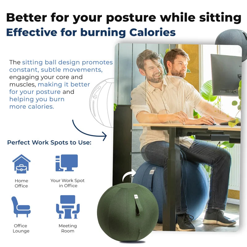 Ergonomischer Sitzball Büro