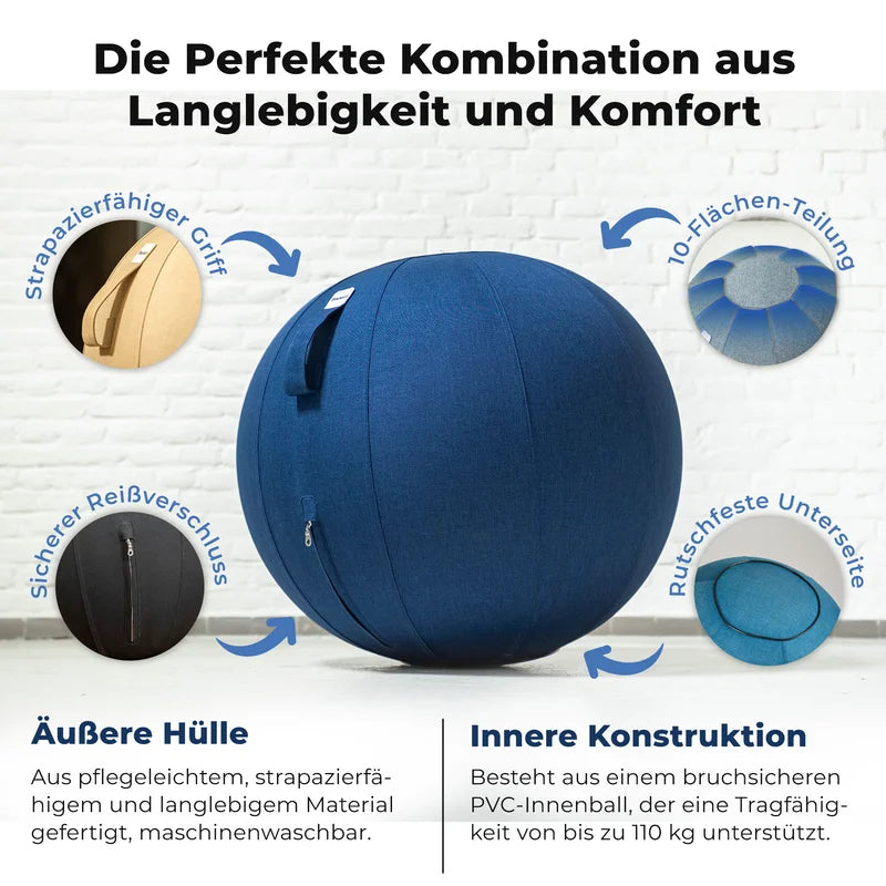 Ergonomischer Sitzball Büro