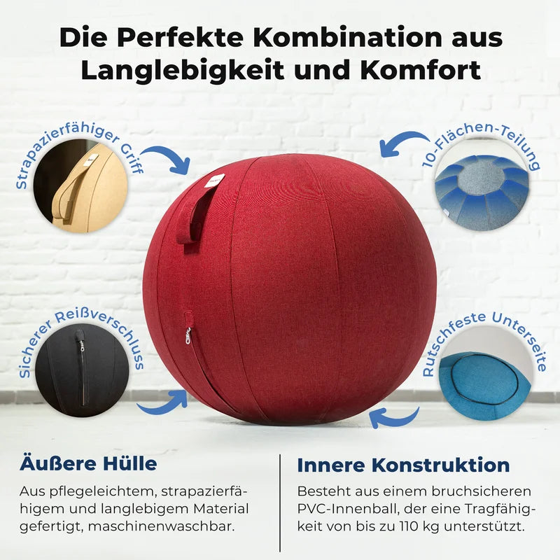 Ergonomischer Sitzball Büro