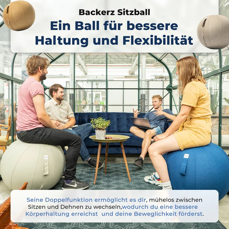 Ergonomischer Sitzball Büro