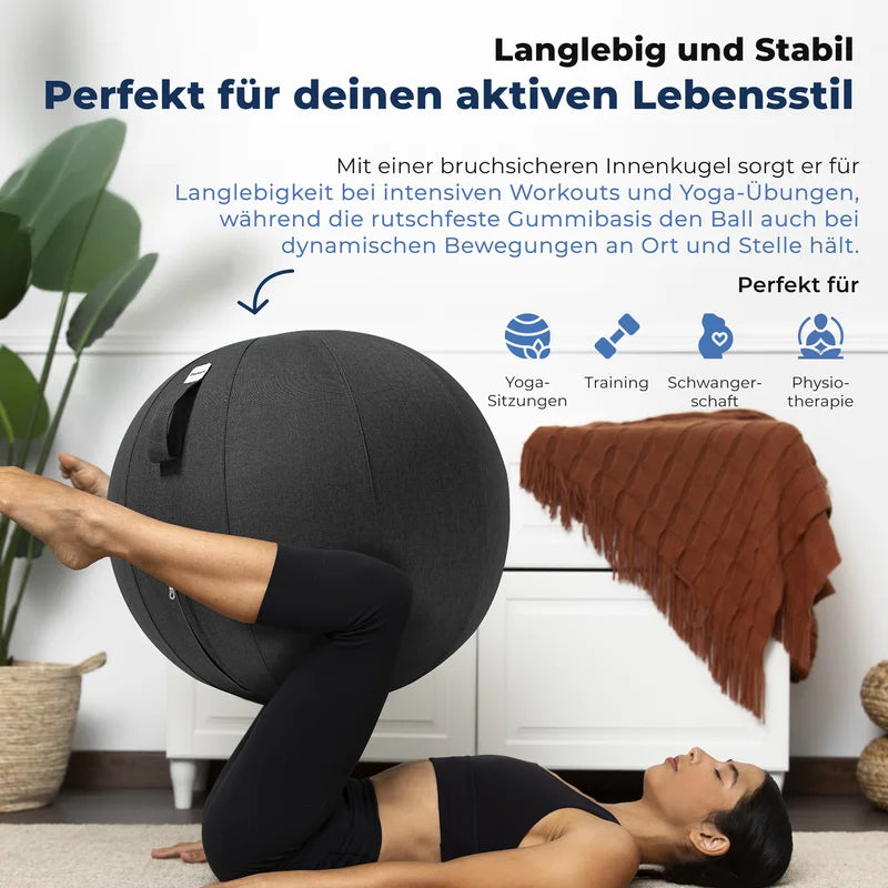 Ergonomischer Sitzball Büro