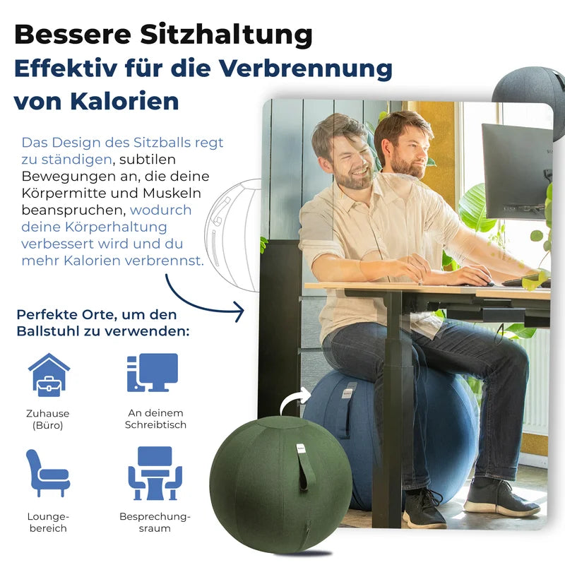 Ergonomischer Sitzball Büro