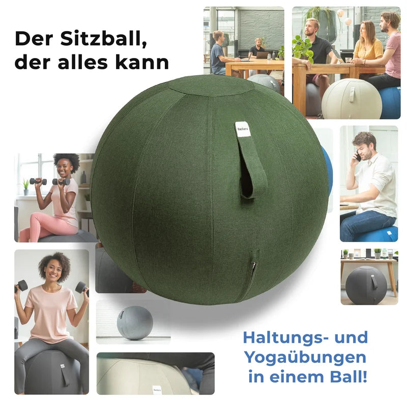 Ergonomischer Sitzball Büro