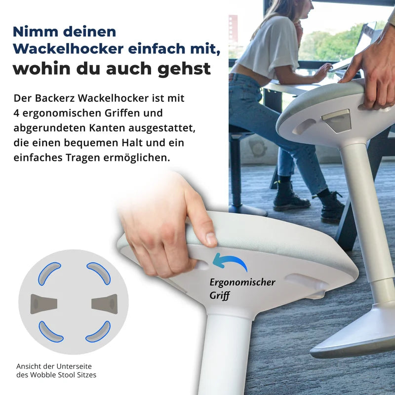 Ergonomischer Wackelhocker Büro