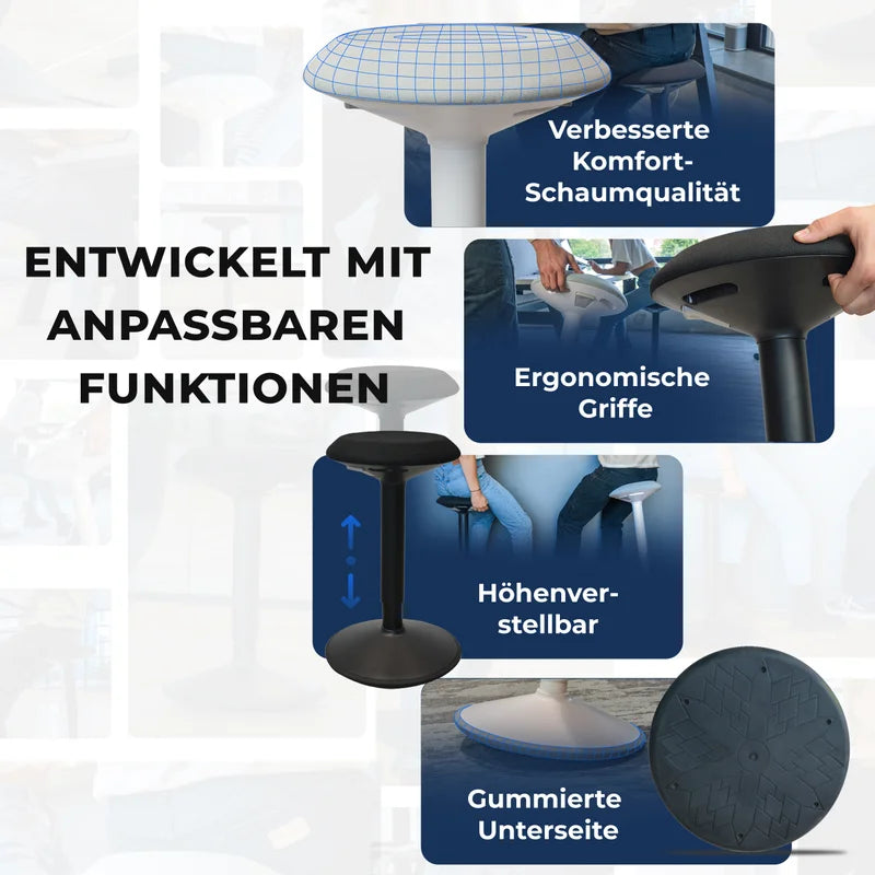 Ergonomischer Wackelhocker Büro