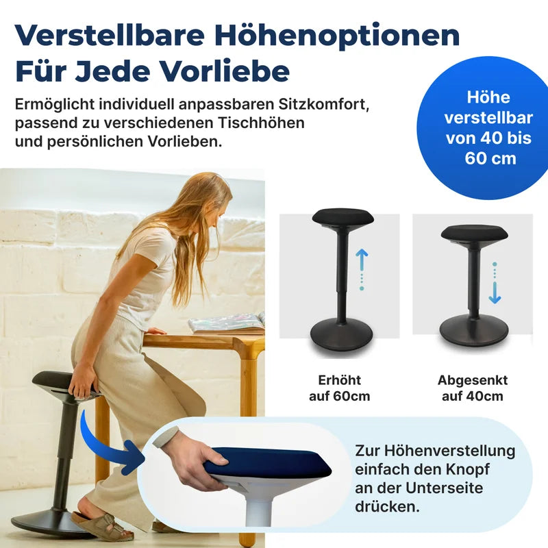 Ergonomischer Wackelhocker Büro