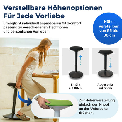 Ergonomischer Wackelhocker Büro