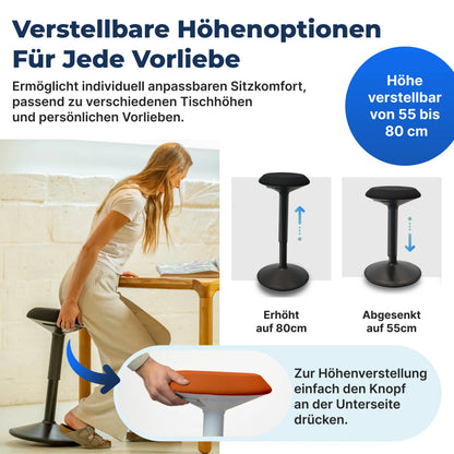 Ergonomischer Wackelhocker Büro