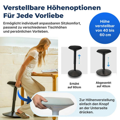 Ergonomischer Wackelhocker Büro