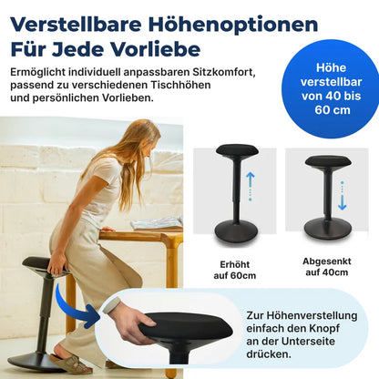 Ergonomischer Wackelhocker Büro