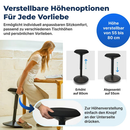 Ergonomischer Wackelhocker Büro