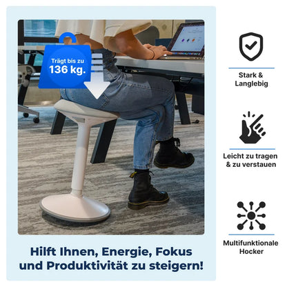 Ergonomischer Wackelhocker Büro