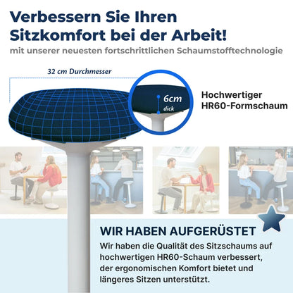 Ergonomischer Wackelhocker Büro