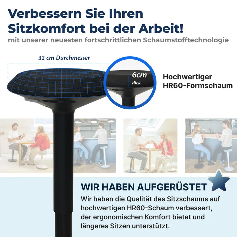 Ergonomischer Wackelhocker Büro