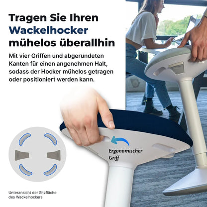 Ergonomischer Wackelhocker Büro