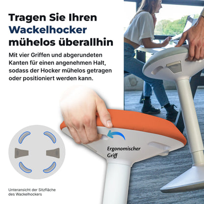 Ergonomischer Wackelhocker Büro
