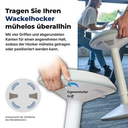 Ergonomischer Wackelhocker Büro