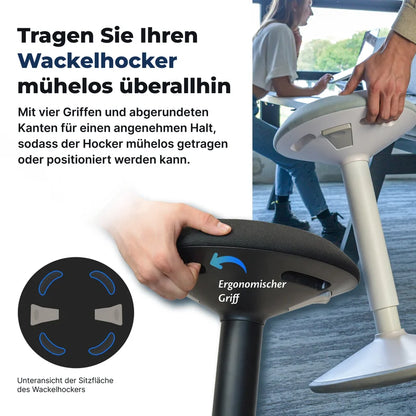 Ergonomischer Wackelhocker Büro
