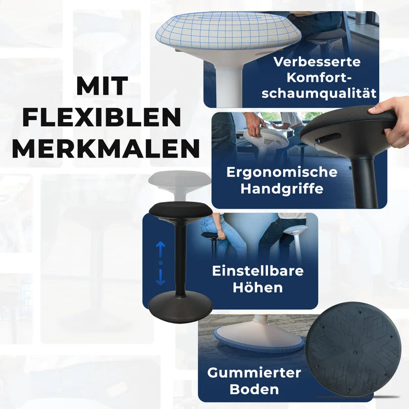 Ergonomischer Wackelhocker Büro