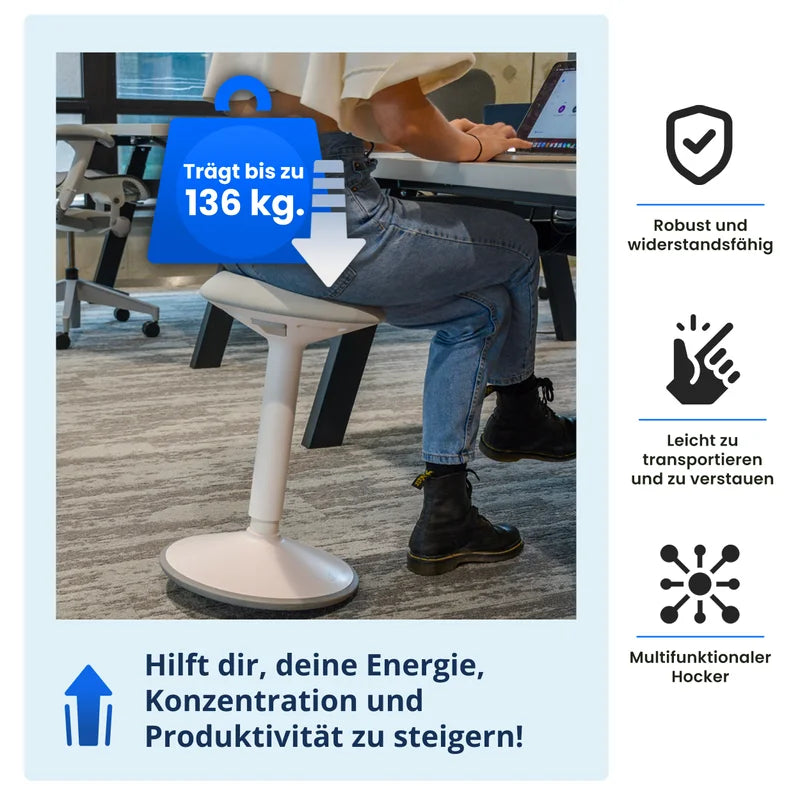 Ergonomischer Wackelhocker Büro