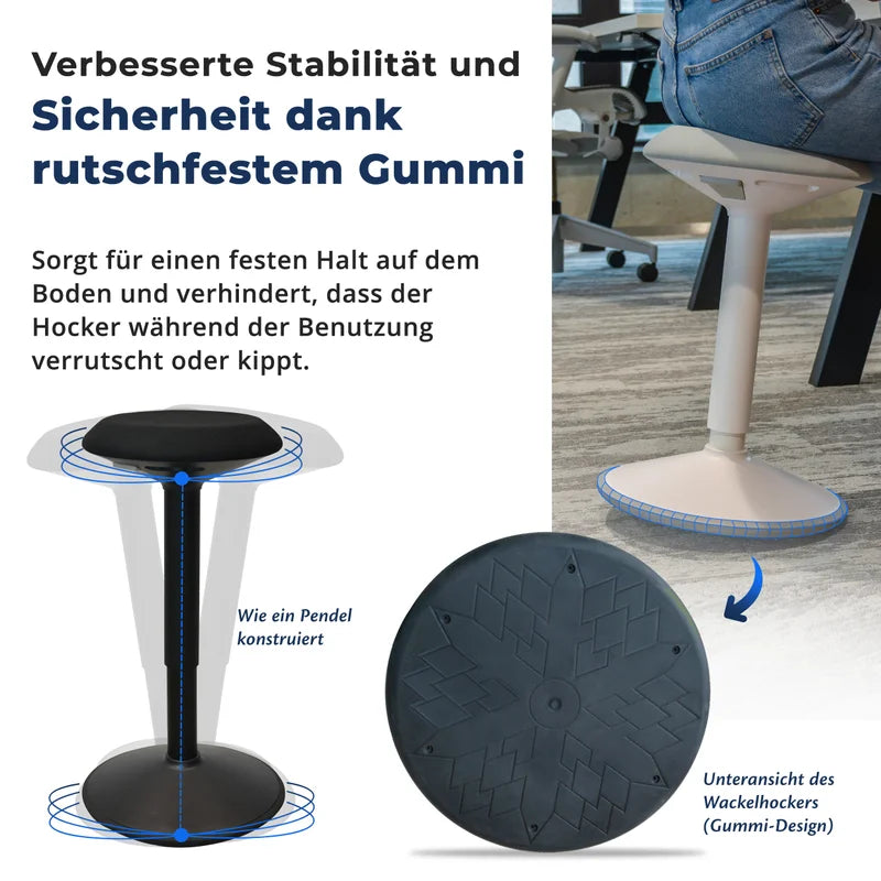 Ergonomischer Wackelhocker Büro