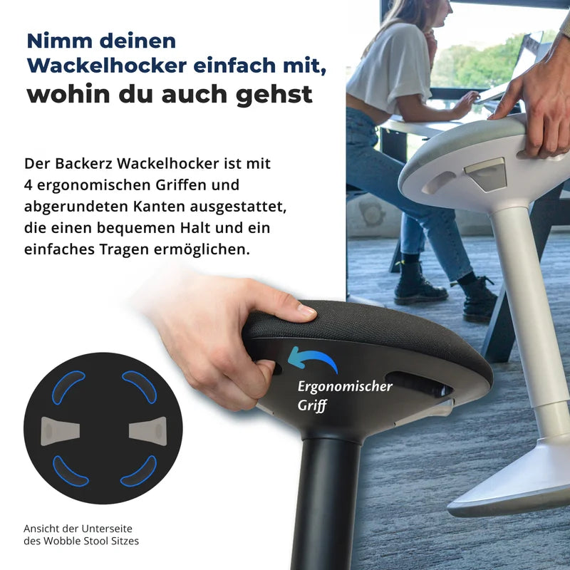 Ergonomischer Wackelhocker Büro