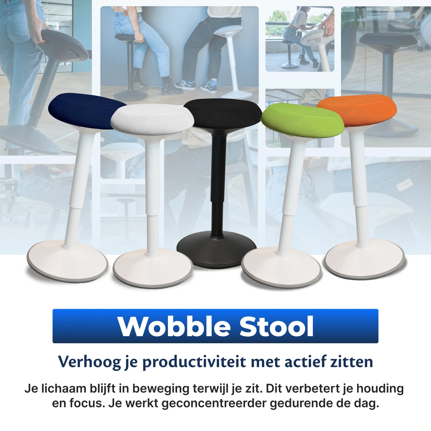 Ergonomischer Wackelhocker Büro