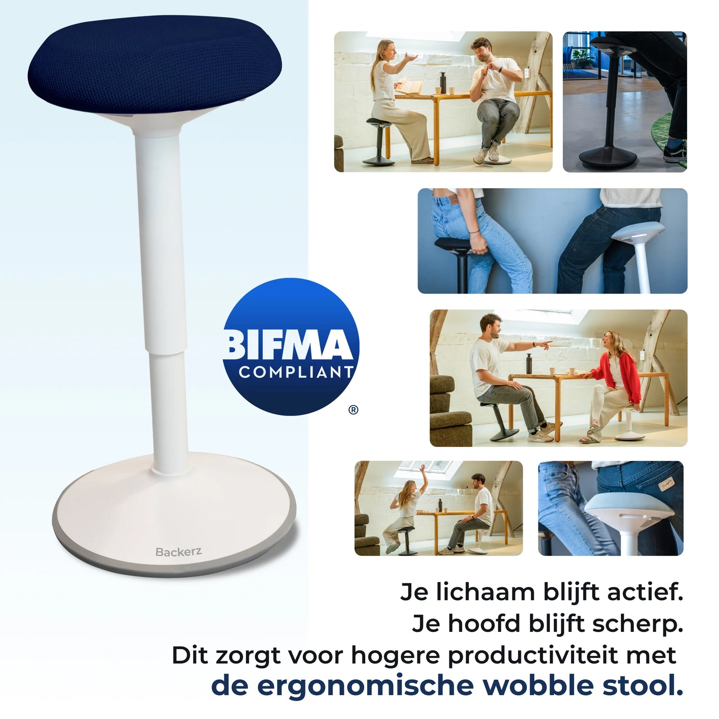 Ergonomischer Wackelhocker Büro