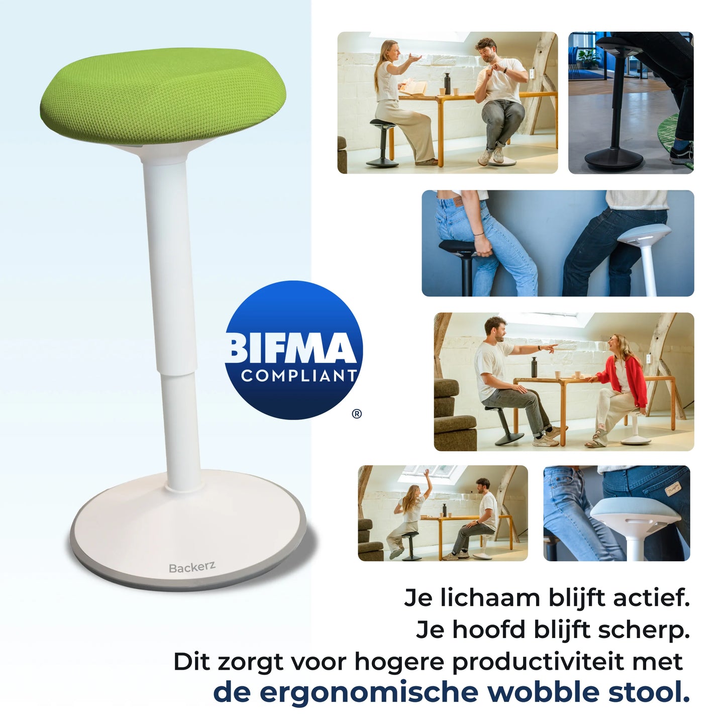 Ergonomischer Wackelhocker Büro