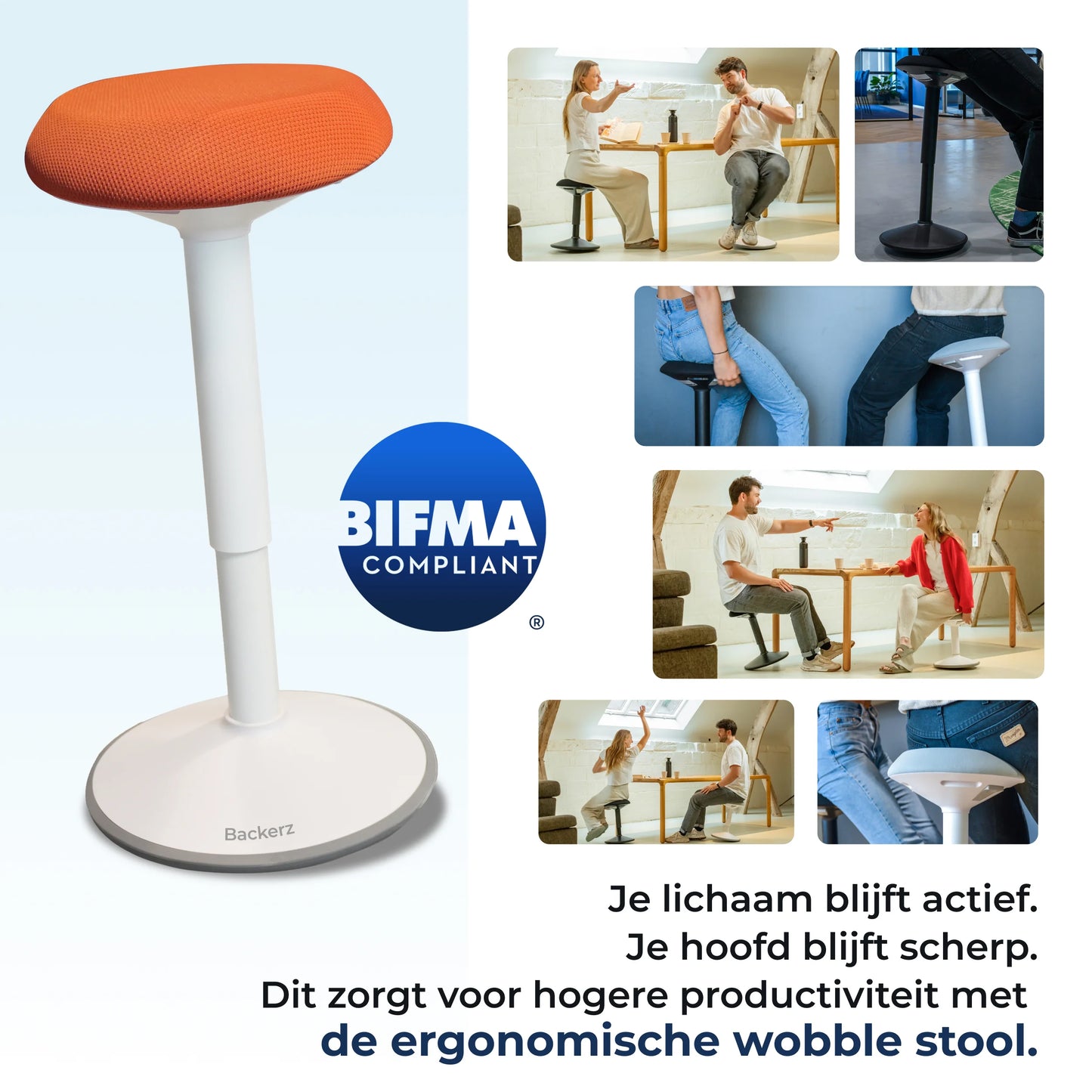 Ergonomischer Wackelhocker Büro