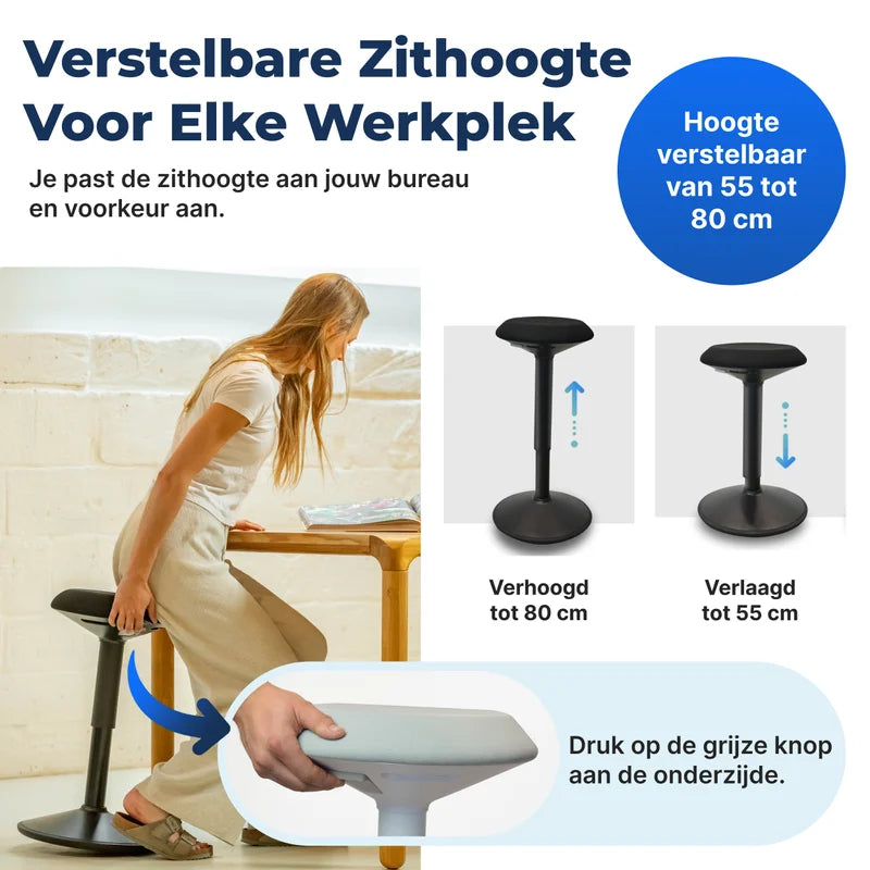 Ergonomischer Wackelhocker Büro
