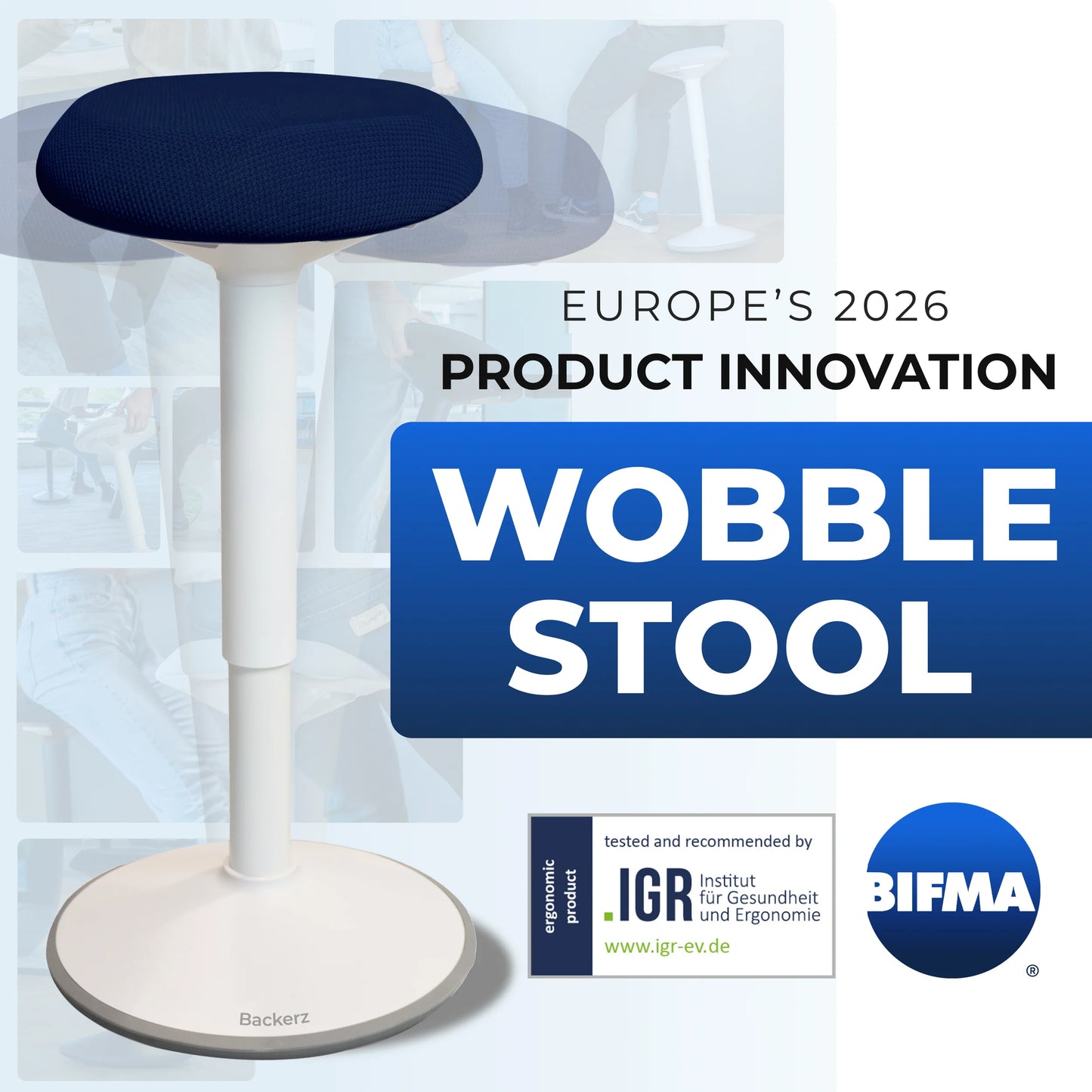 Ergonomischer Wackelhocker Büro