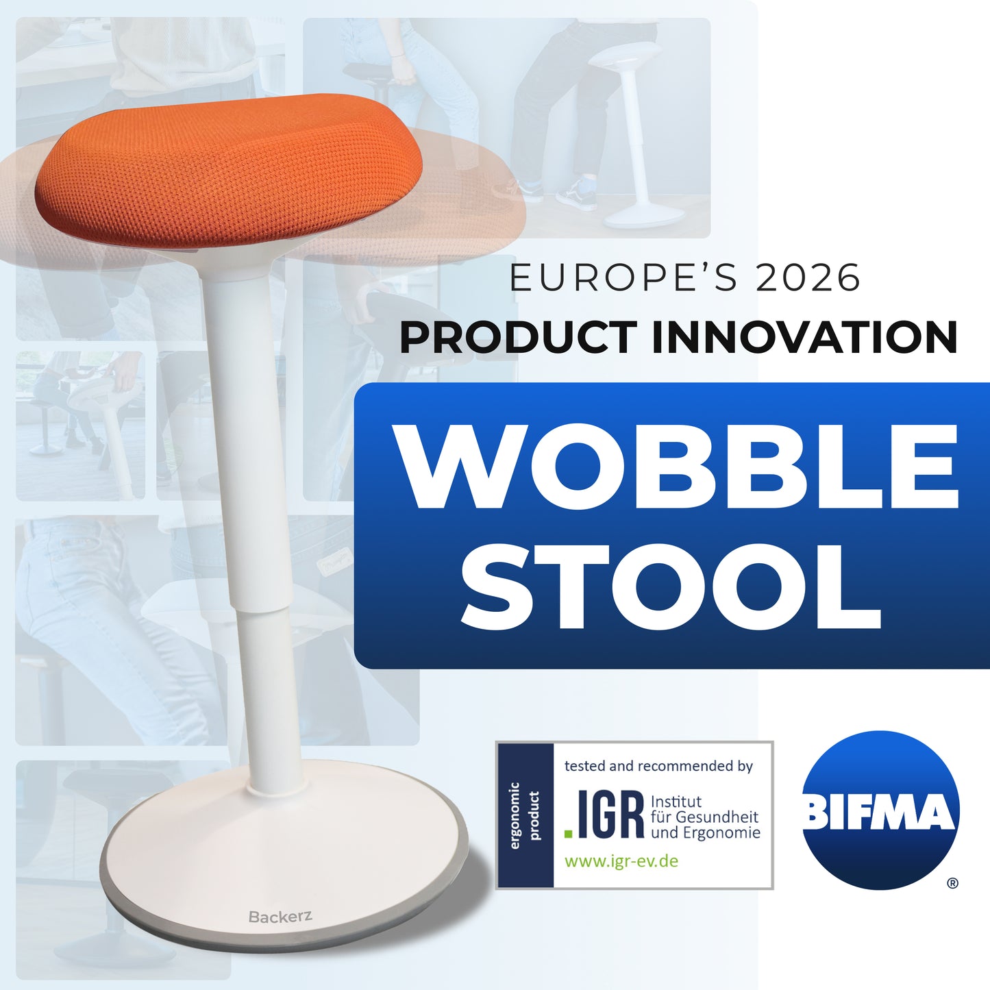 Ergonomischer Wackelhocker Büro