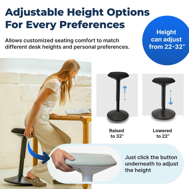 Ergonomischer Wackelhocker Büro